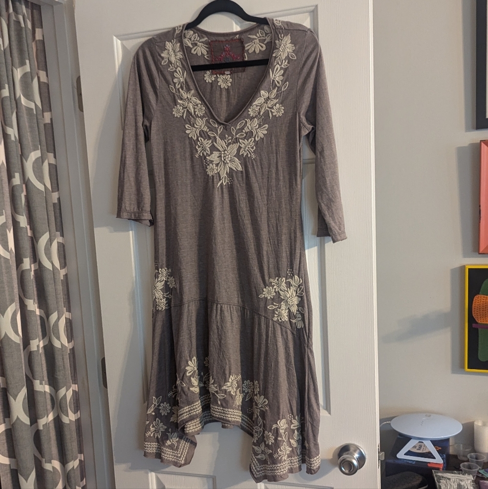 Johnny Was Embroidered Dress